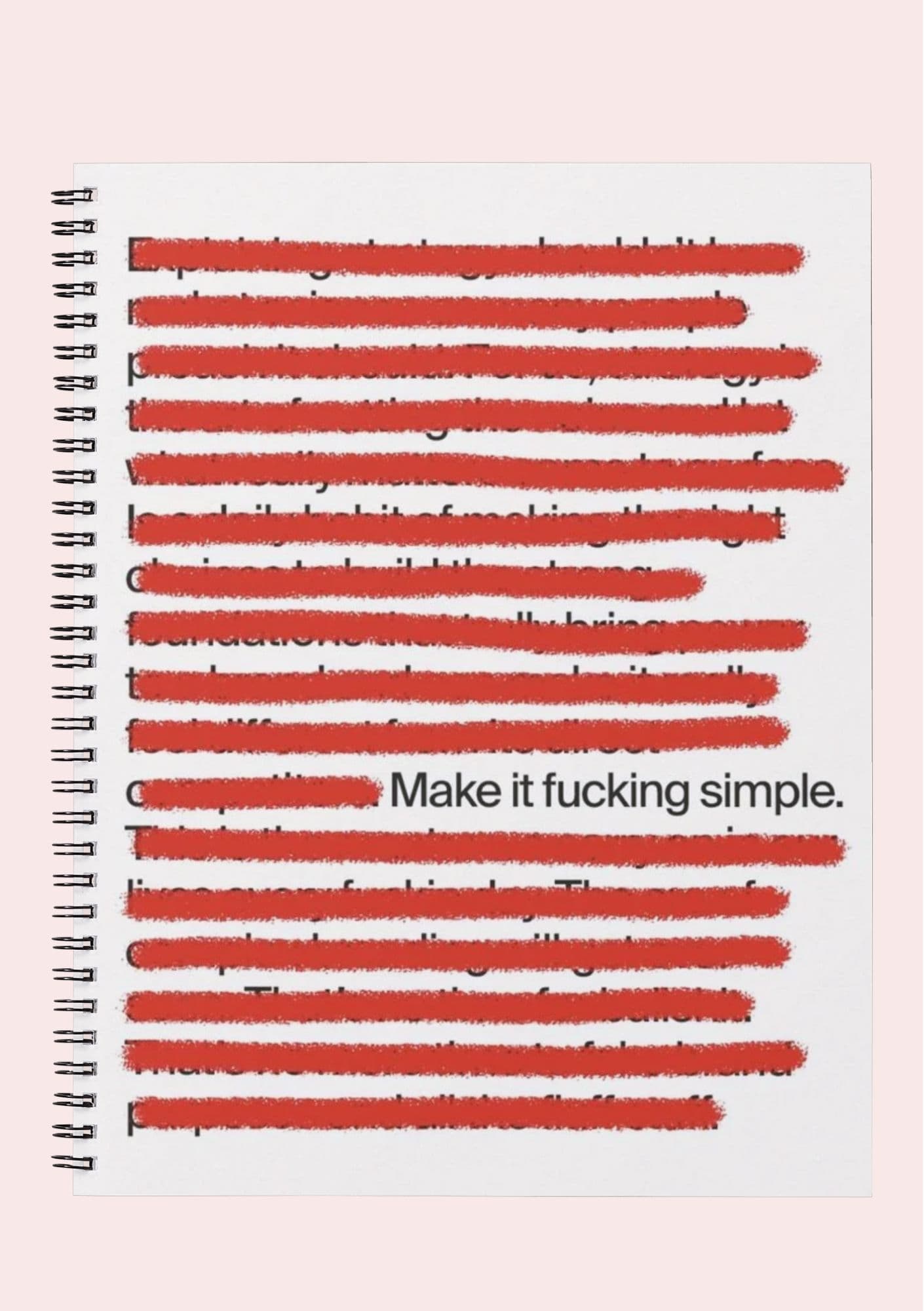 make it simple notebook