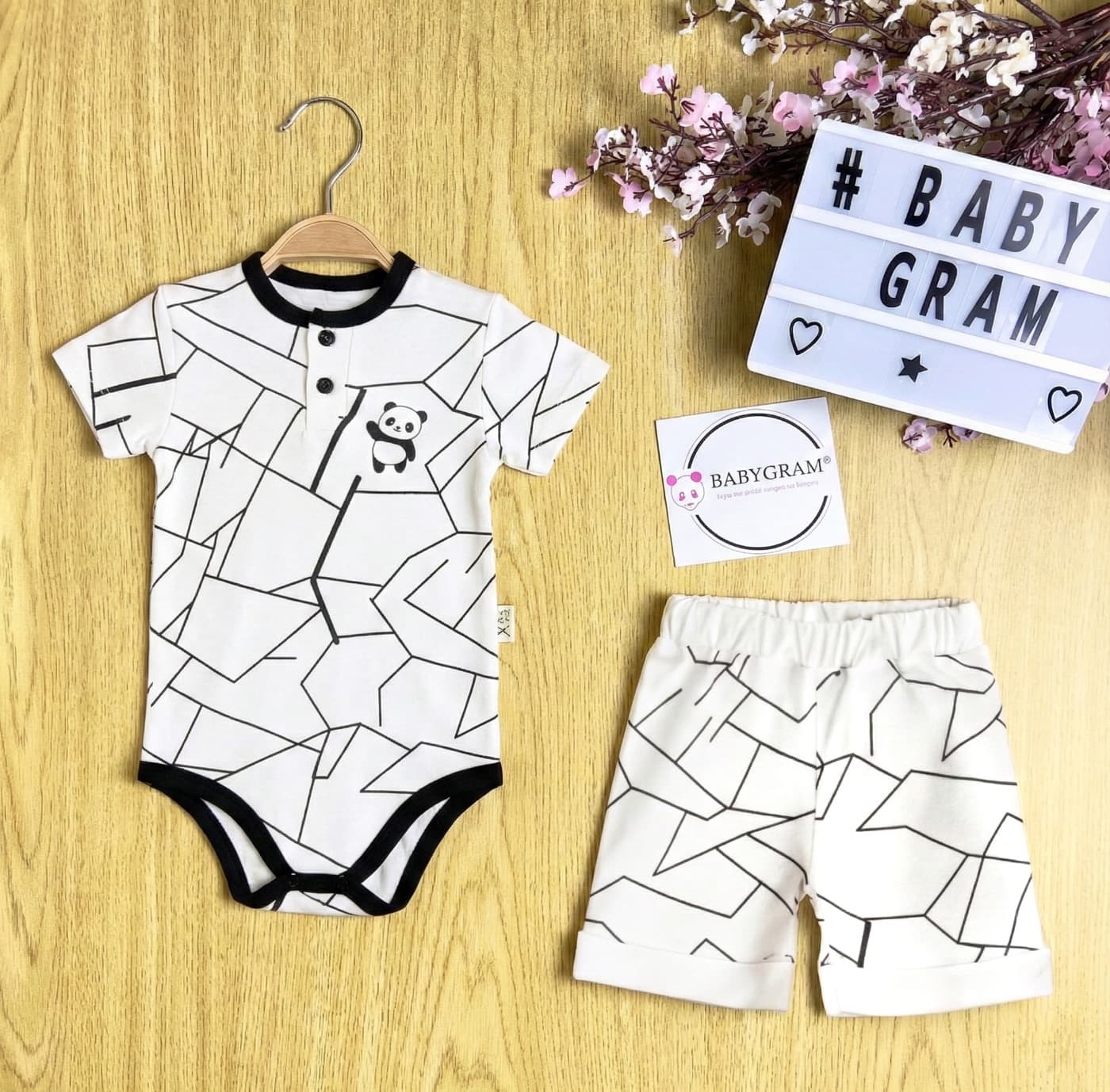 Panda Cotton Set