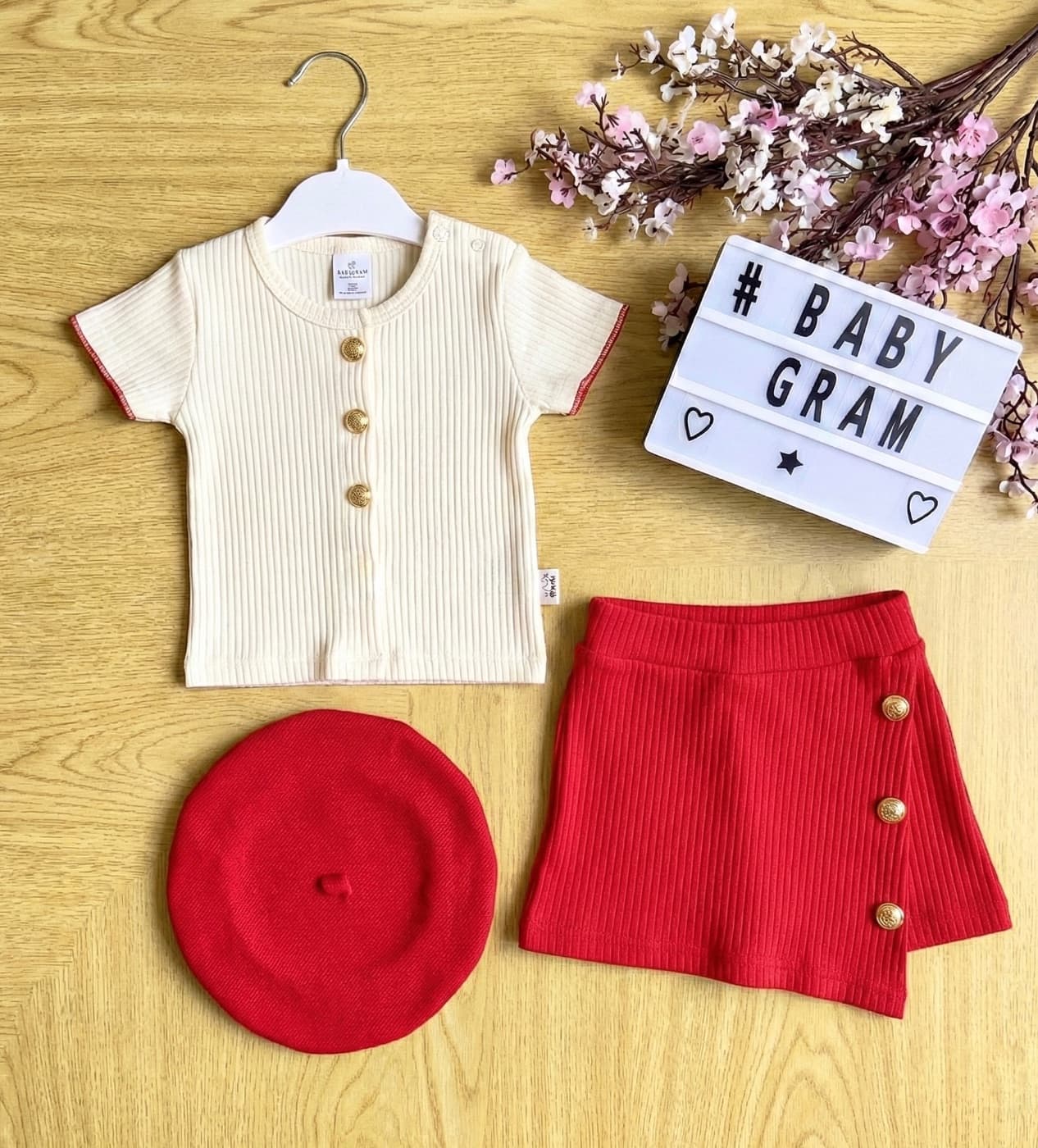 Three Pieces Cotton Set