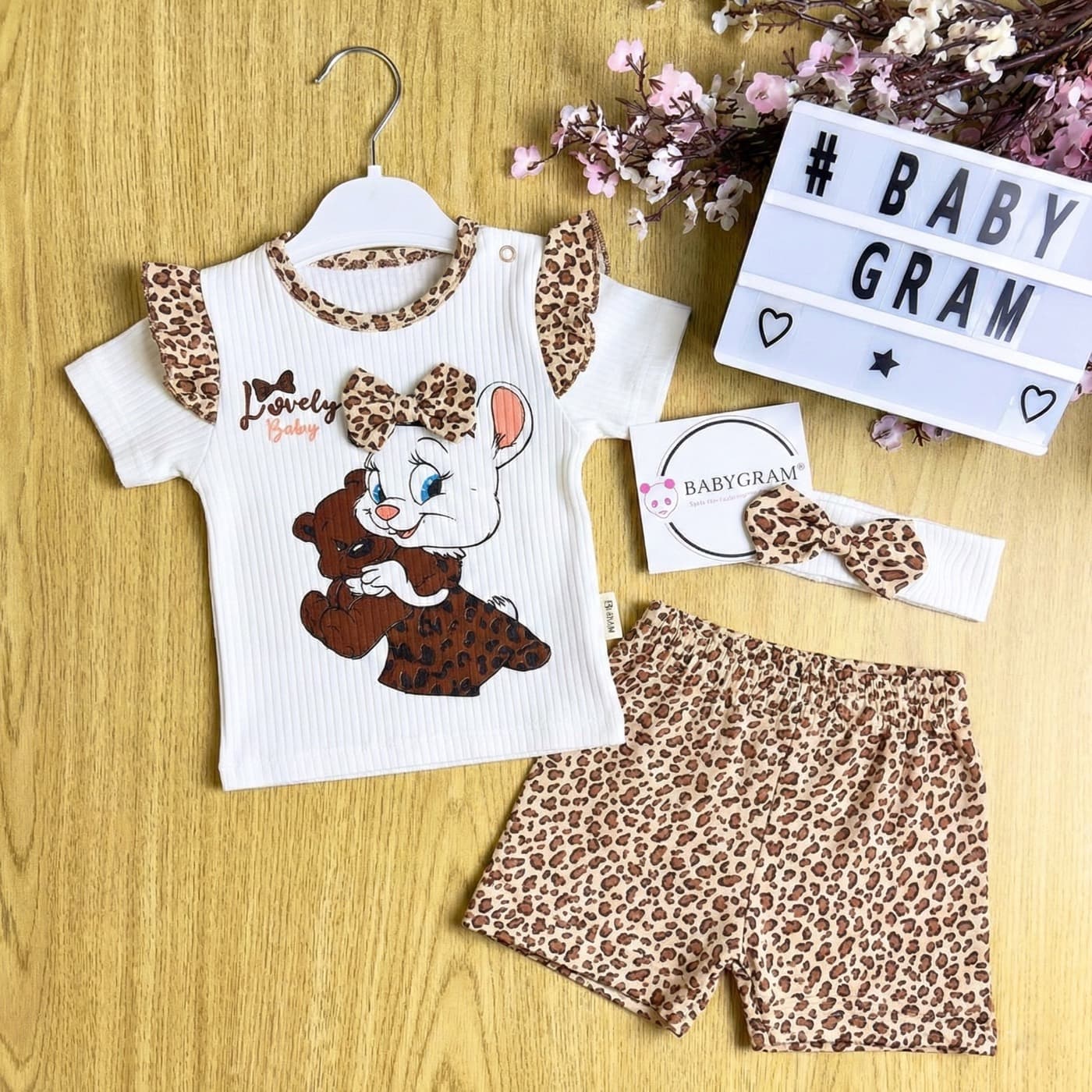 Leopard Kitty Cotton Set