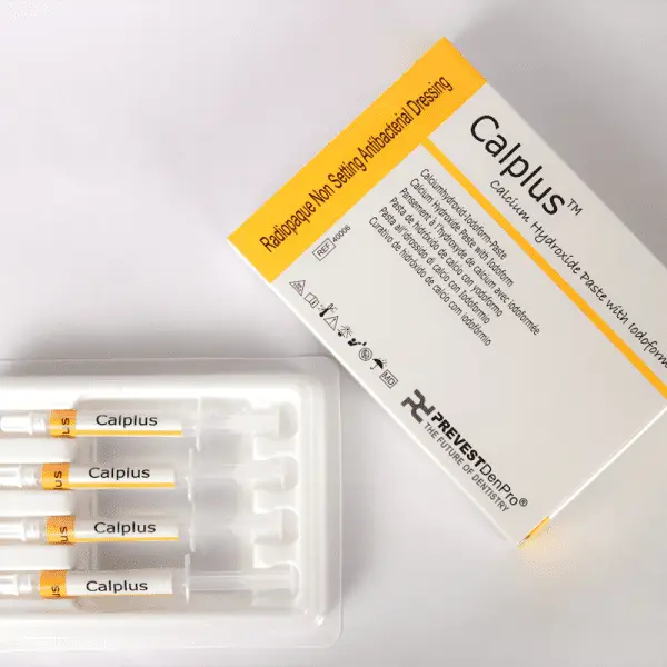 Calplus calcium hydroxide with iodoform
