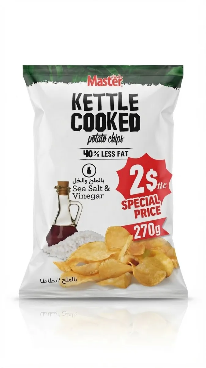 Kettle Sea Salt & Vinegar 270g
