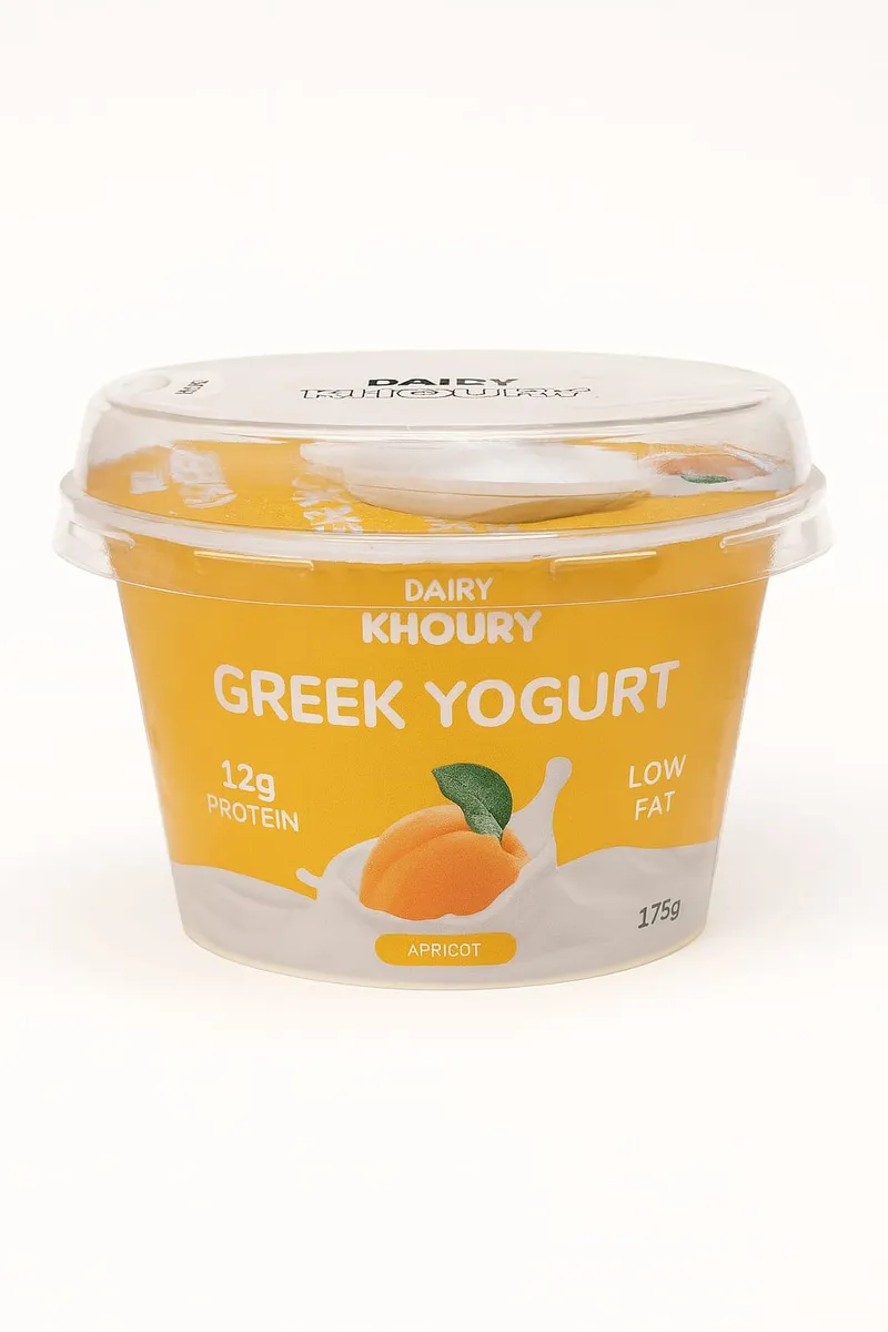 Khoury Greek Yogurt Apricot 170g