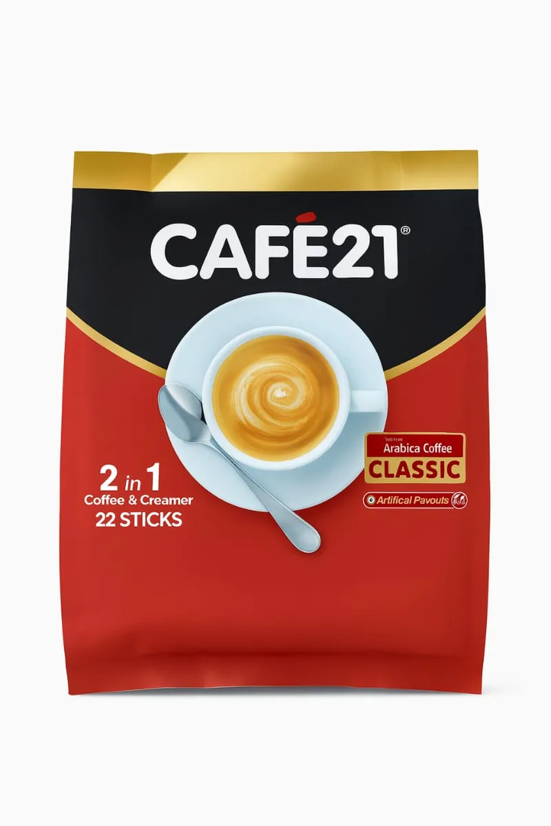 Cafe21 2 in 1 Coffee and Creamer