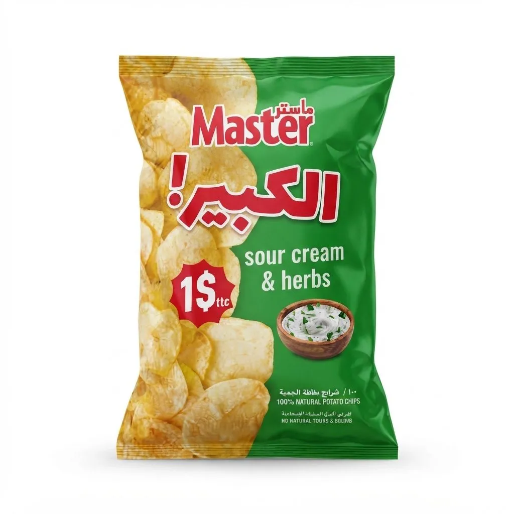 Master Sour Cream & Herbs 180g