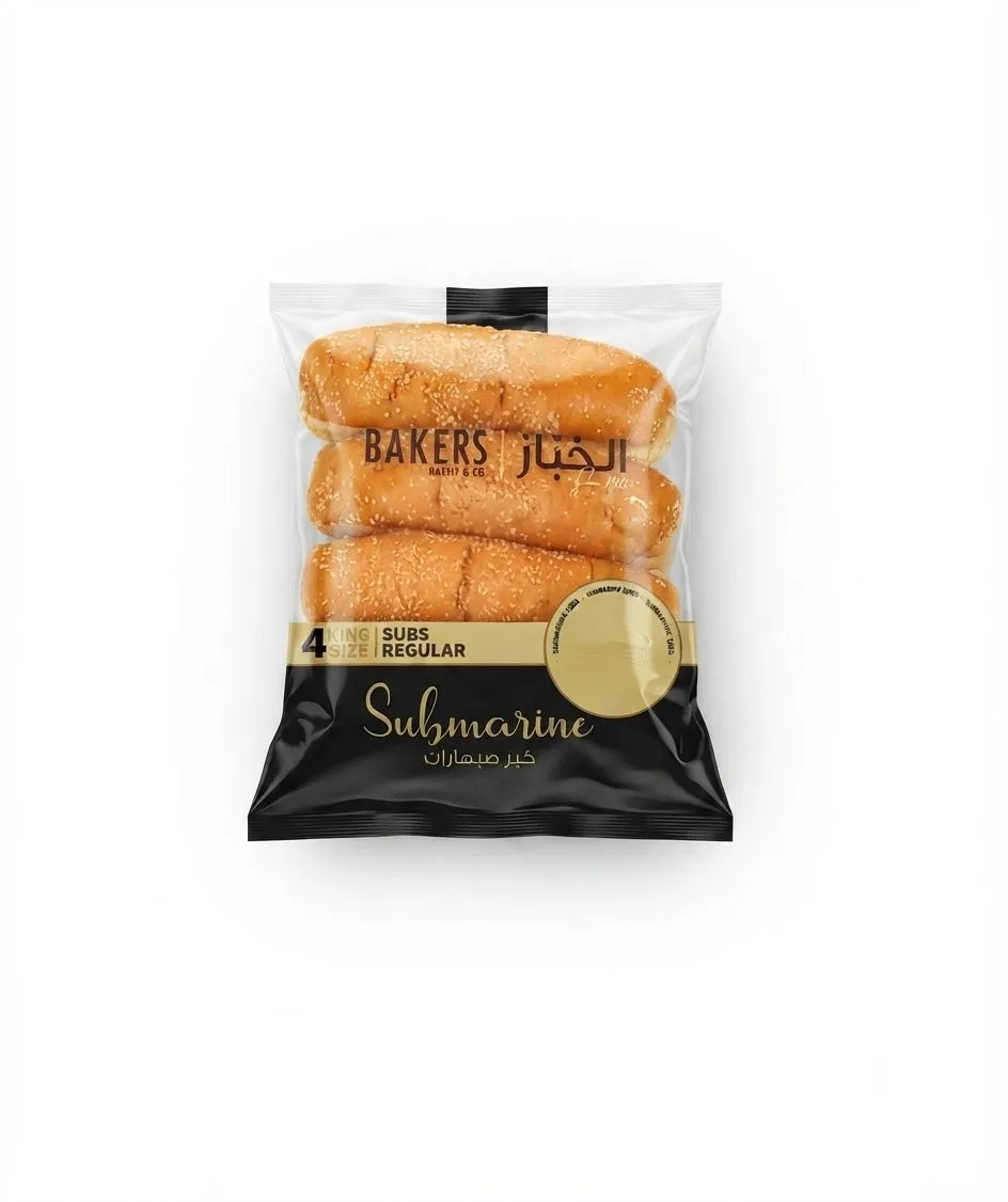 Bakers Submarine Bread 4P