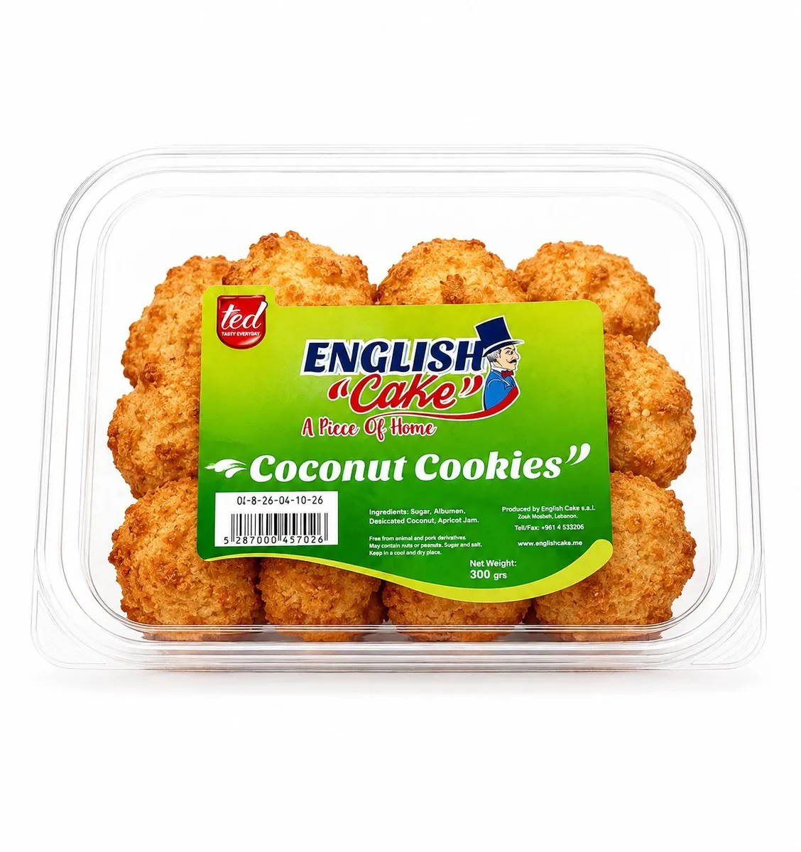 Coconut Cookies 300g