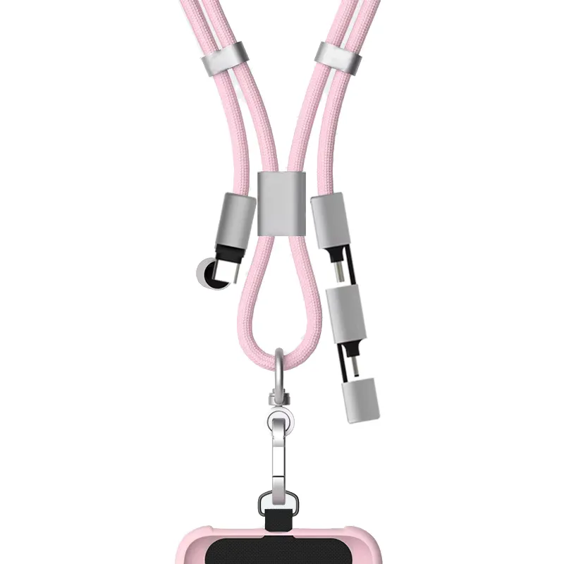 Lanyard Cross body, Adjustable Cell Phone Charger- Holder