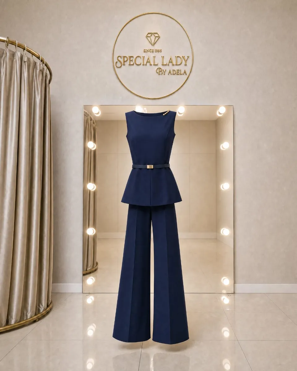 Élise Navy Tailored Set