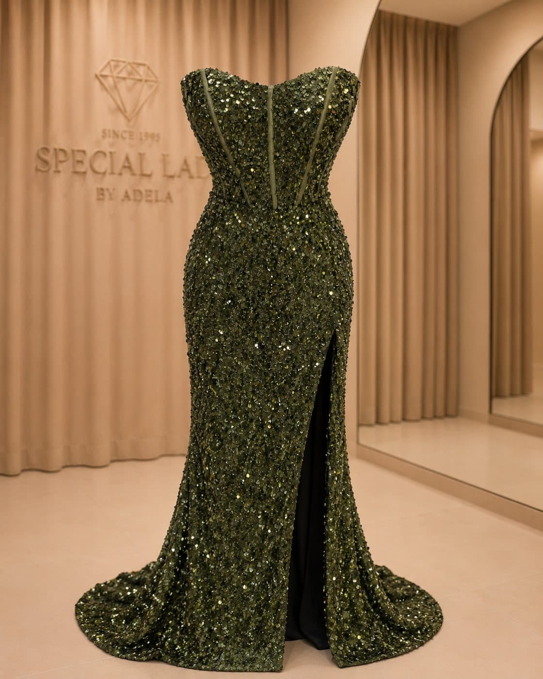 Emerald Nocturne Gown