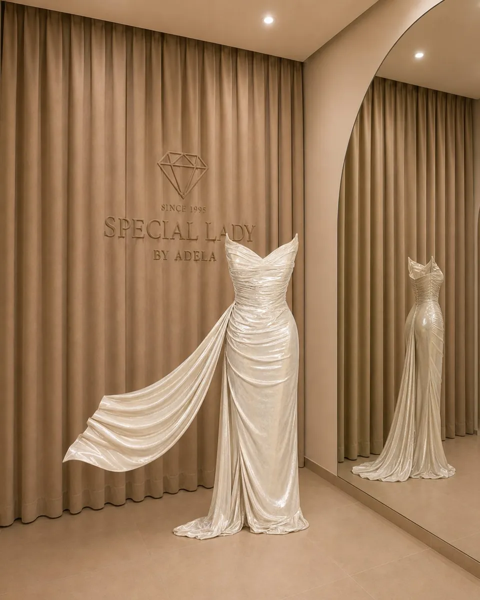 Champagne Éclat Gown