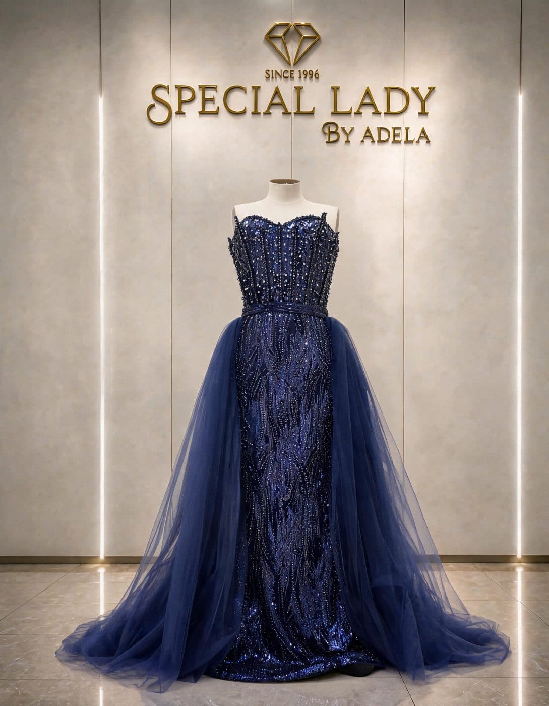 Midnight Royale Sequin Gown