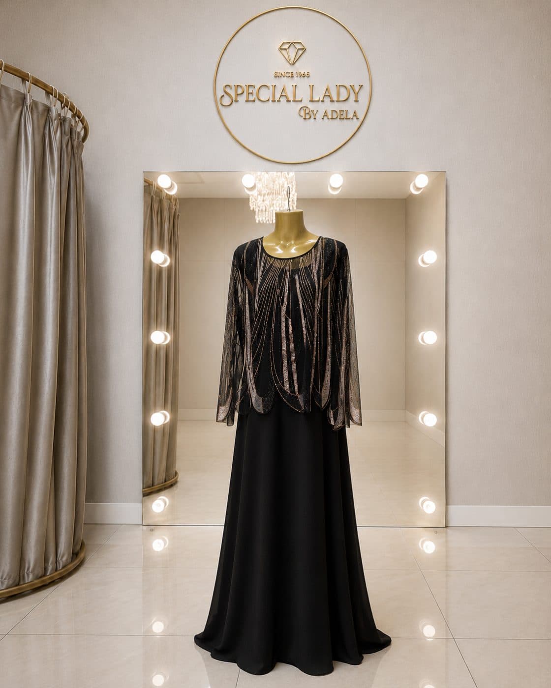 Midnight Éclat Gown