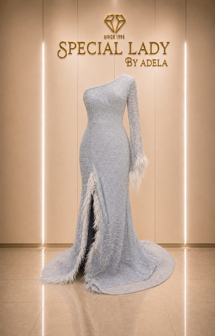 Ice Feather Éclat Gown