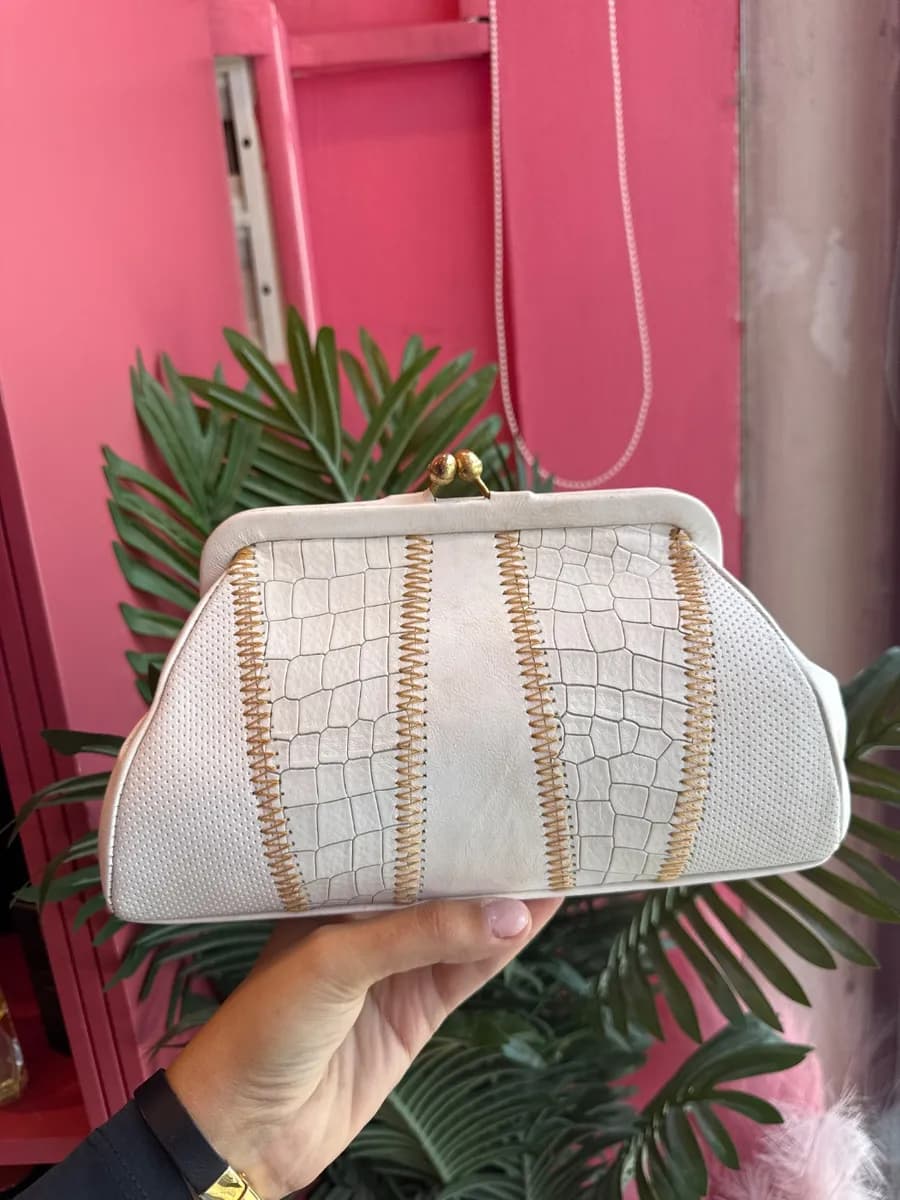 White leather