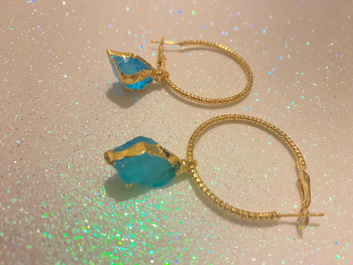 Natural stone earrings