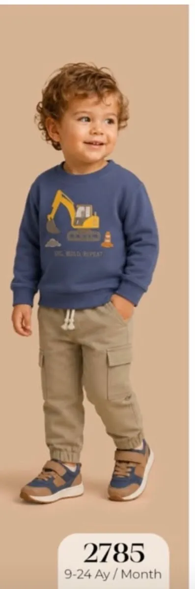 Cargo pant fleece sweater