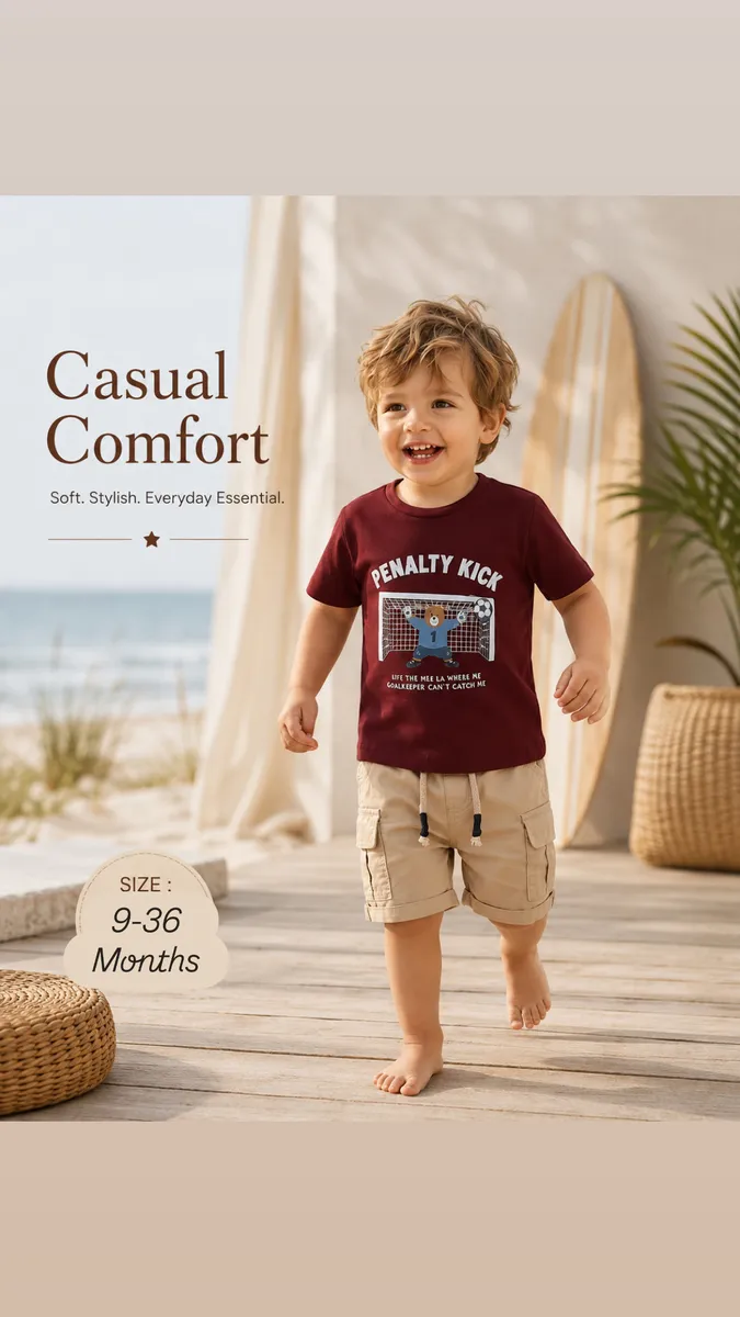 Cargo short with tshirt