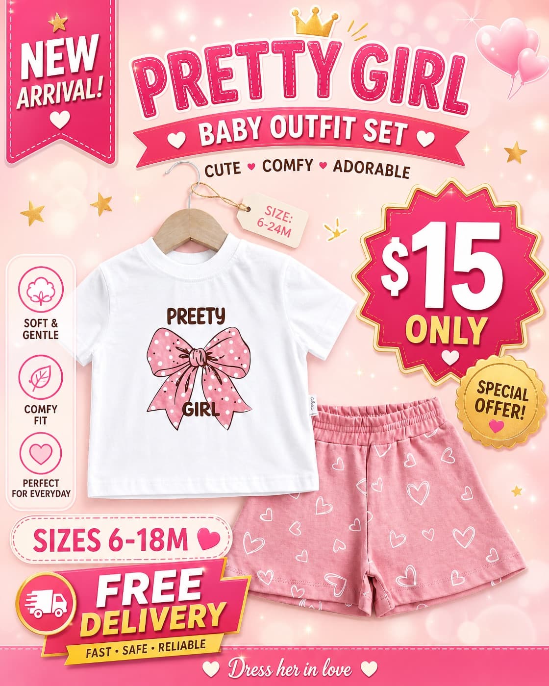 Cotton sets only $15