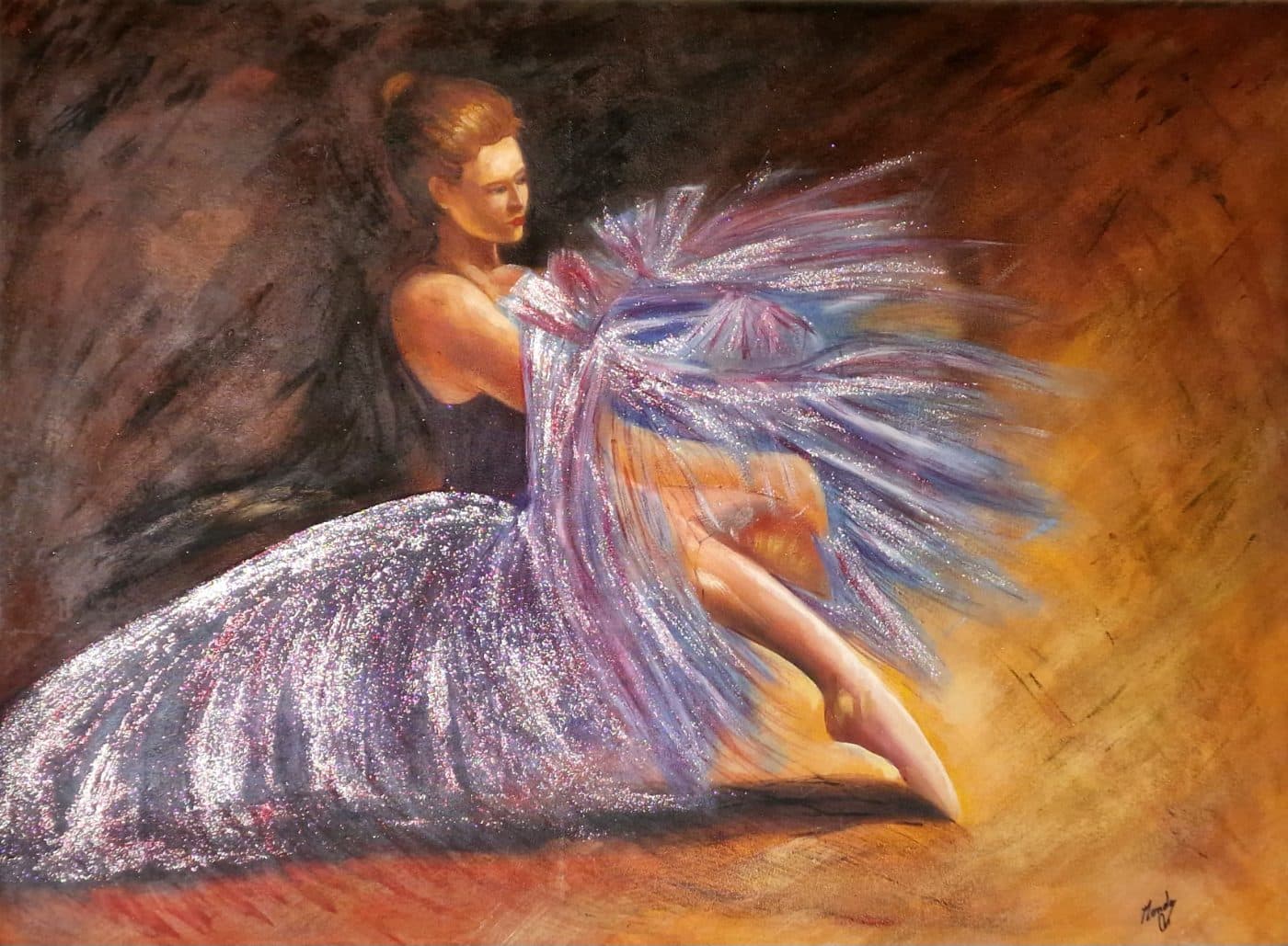 Ballerina Canvas Art