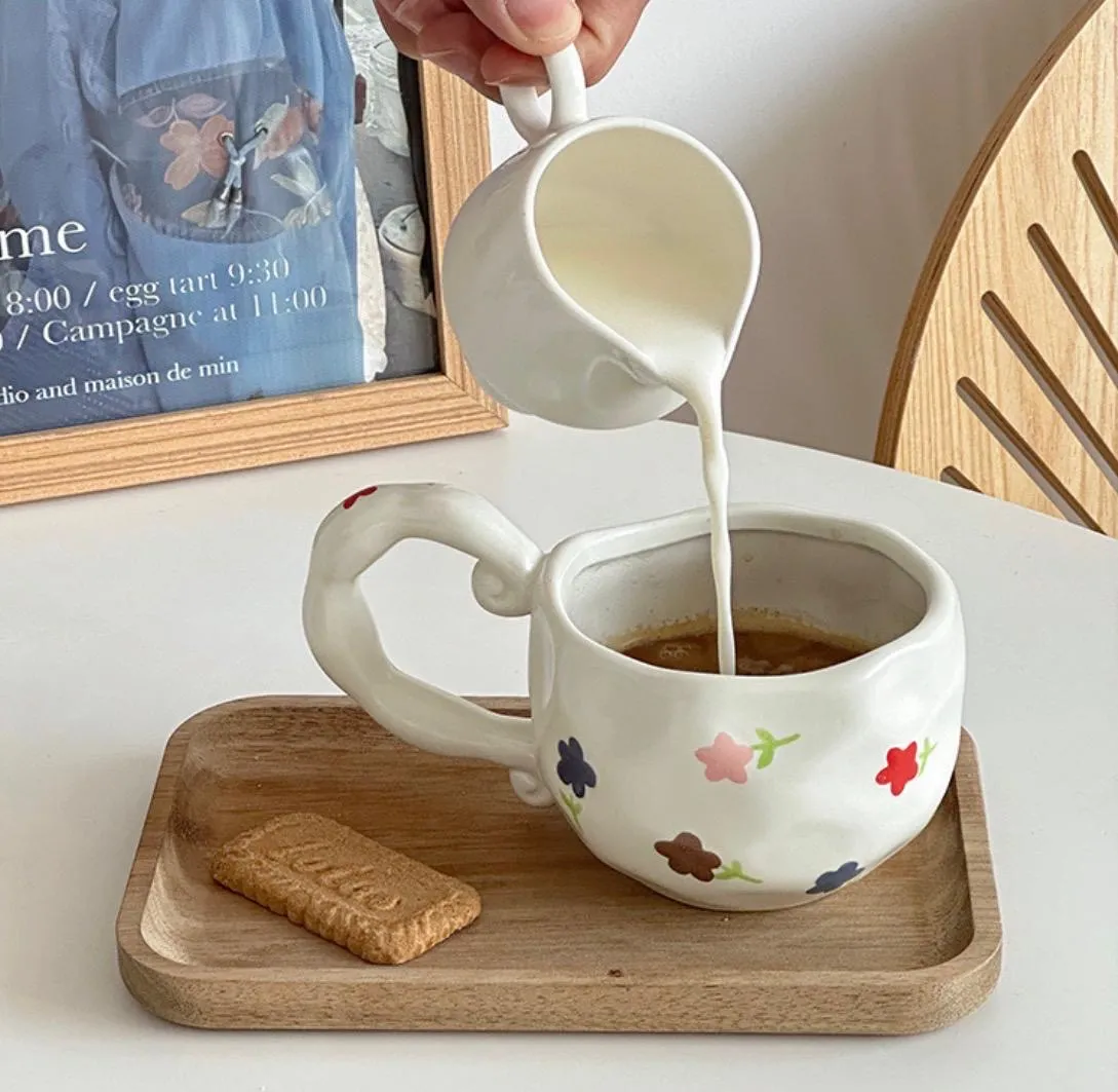 Mug flowers trendy