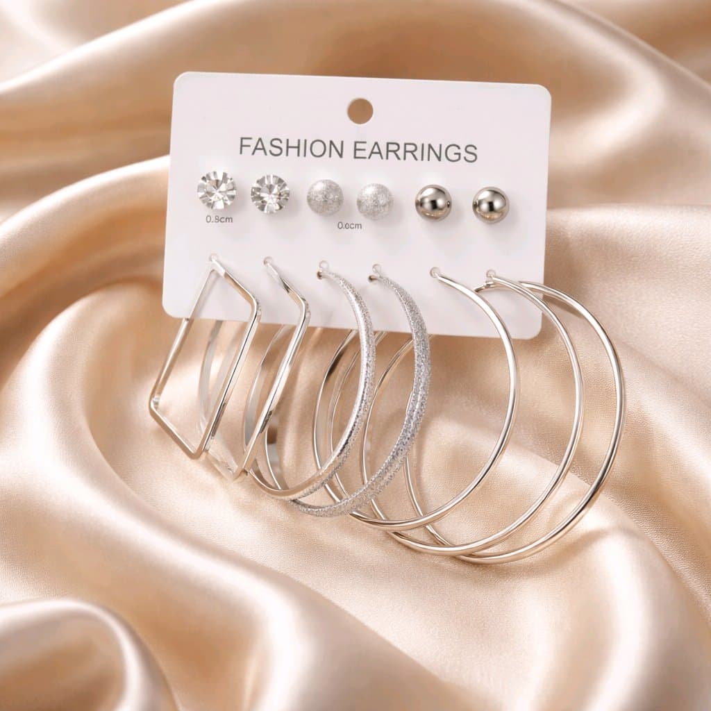 Silver stylish earings