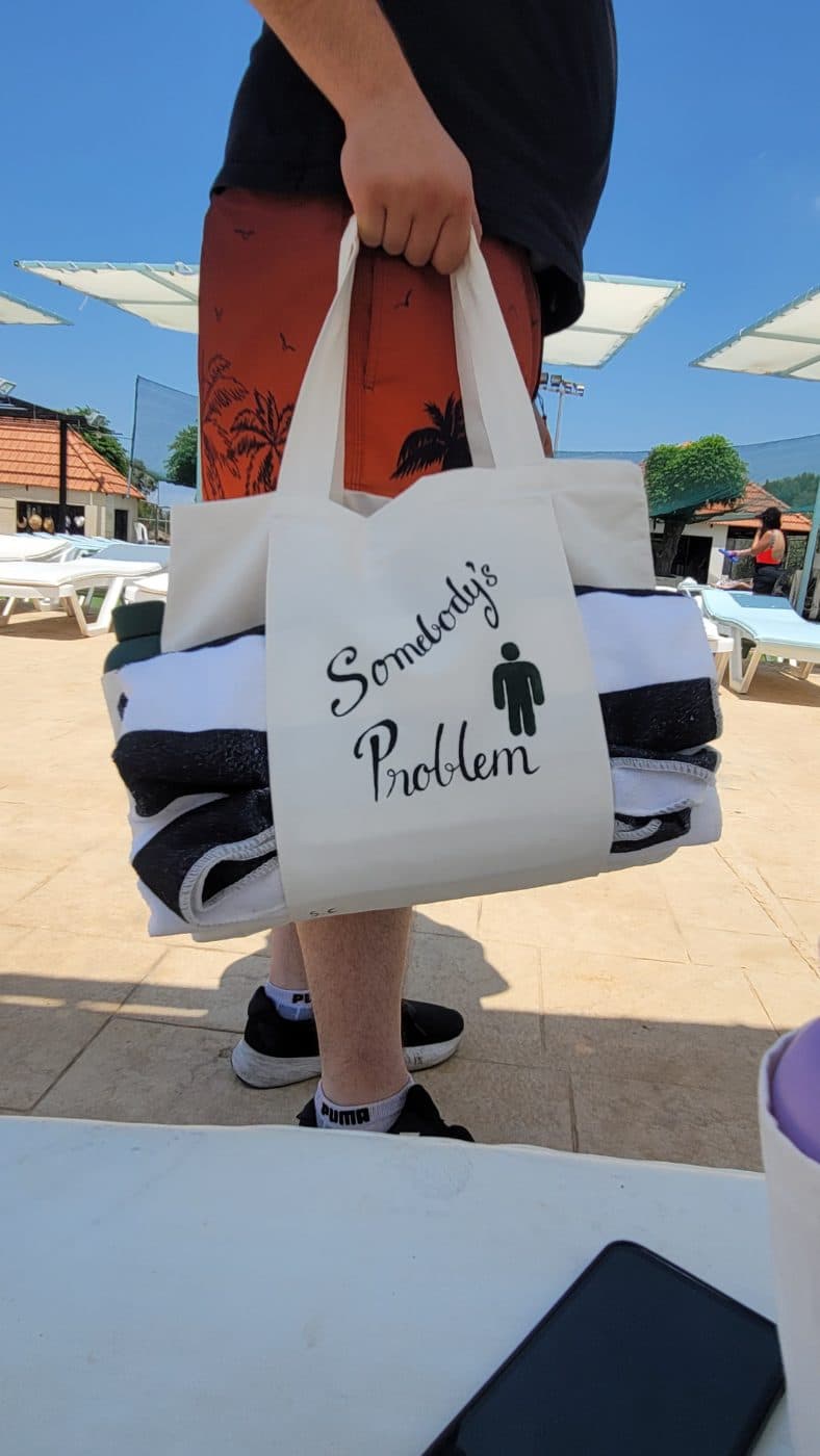 Summer tote bag