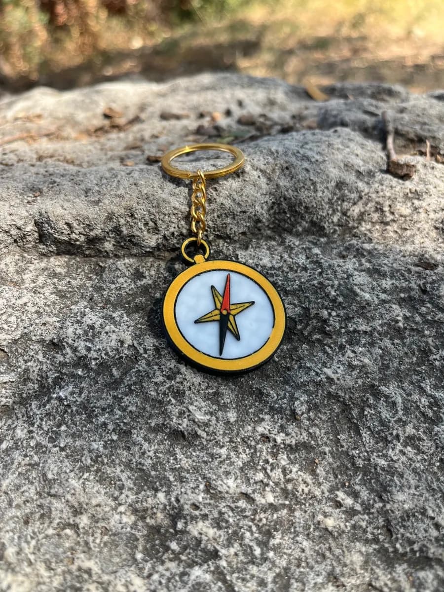 Boussole keychain