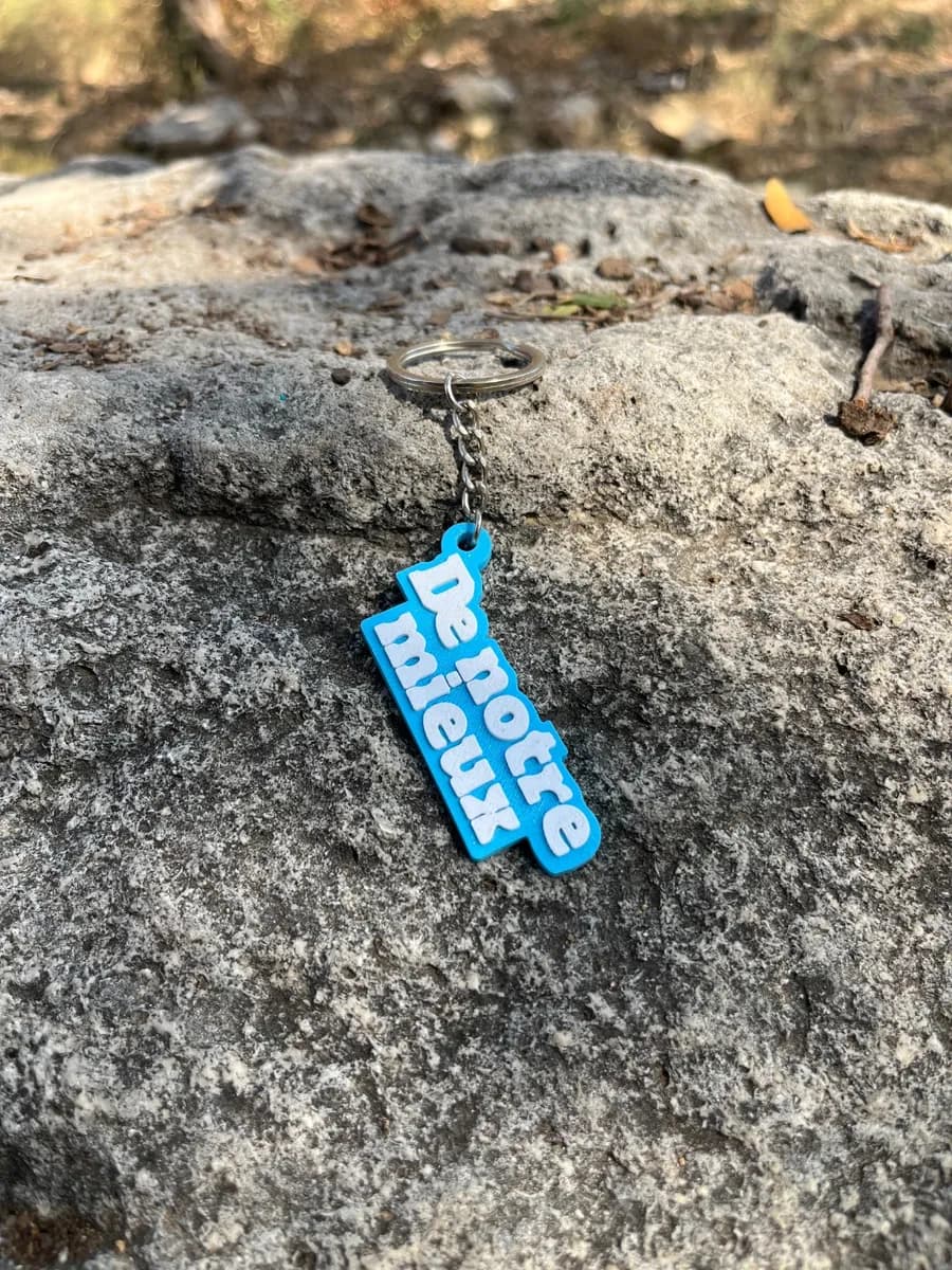 De notre mieux keychain