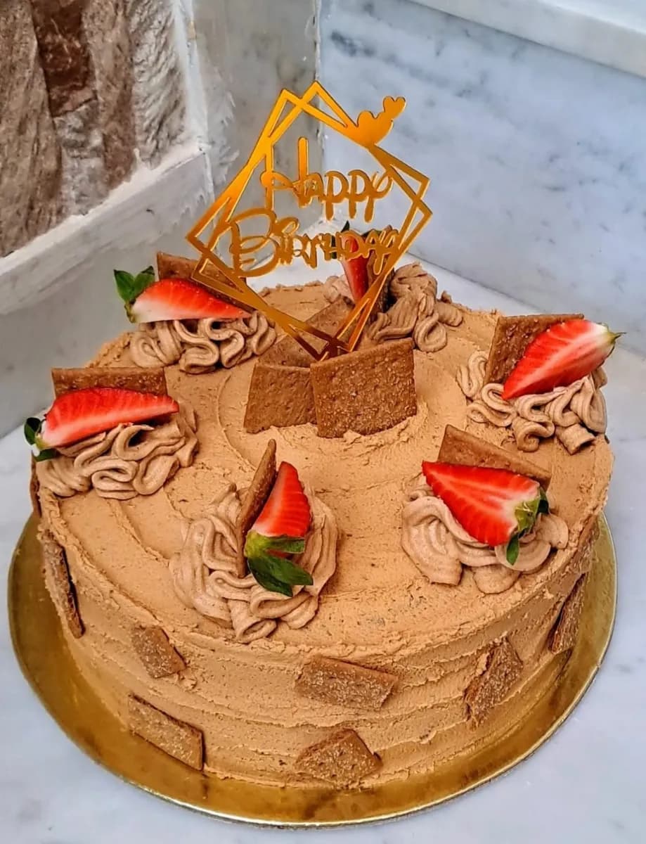 Coffee vegan cake