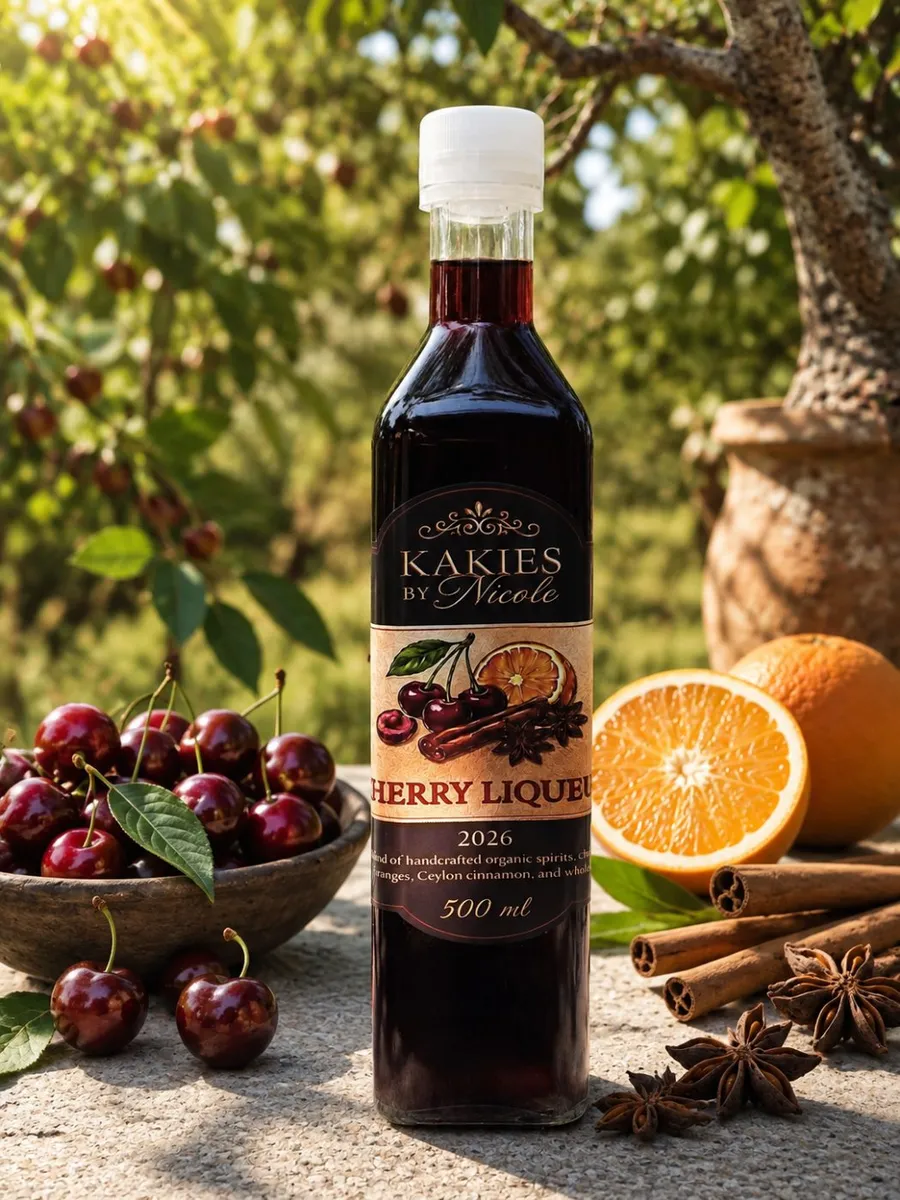 Cherry liqueur with orange, cinnamon and cloves