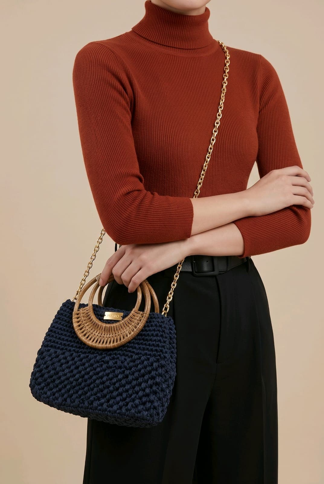 The Riviera Navy Bag