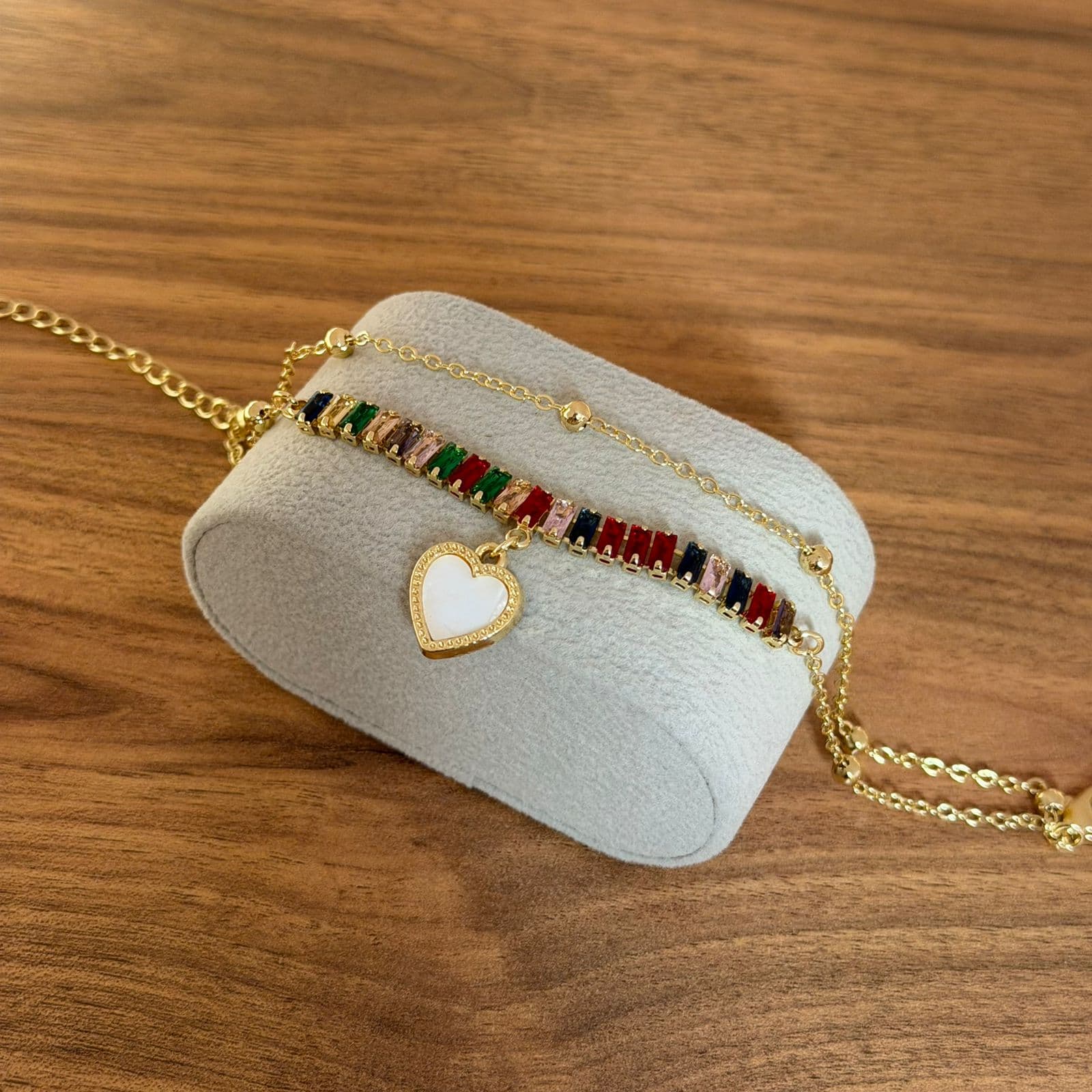 Heart anklet