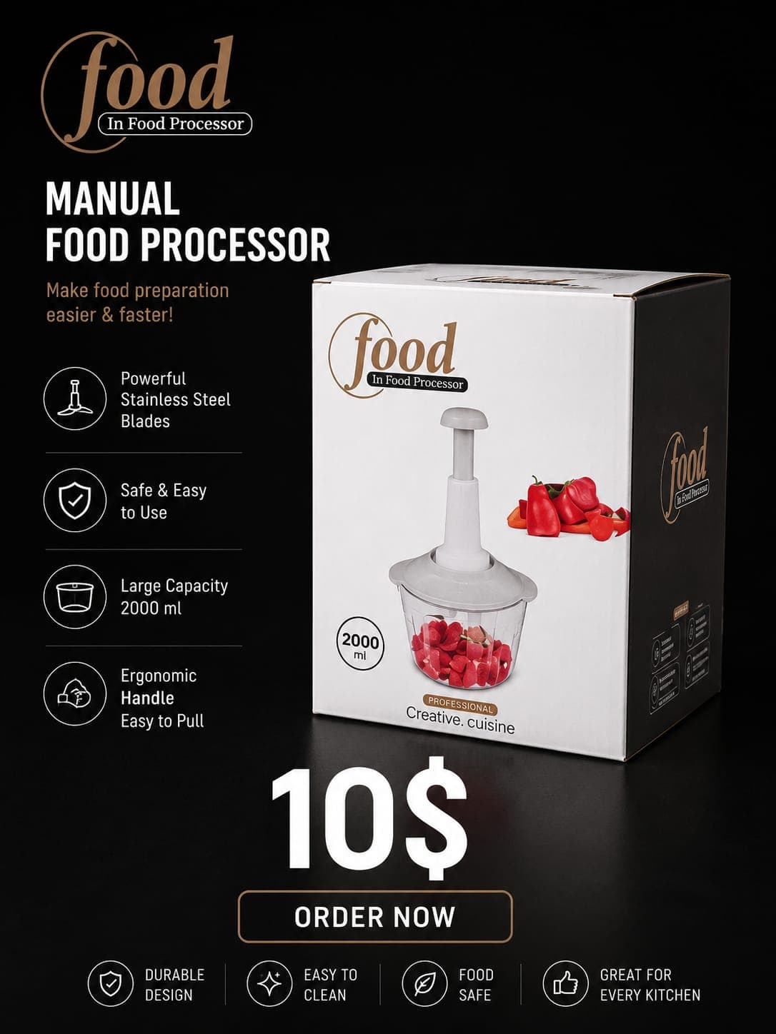 Manual Food Processor