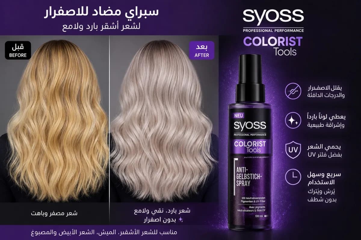 SyOSS PROFESSIONAL PERFORMANCE COLORIST Tools ANTI- GELBSTICH