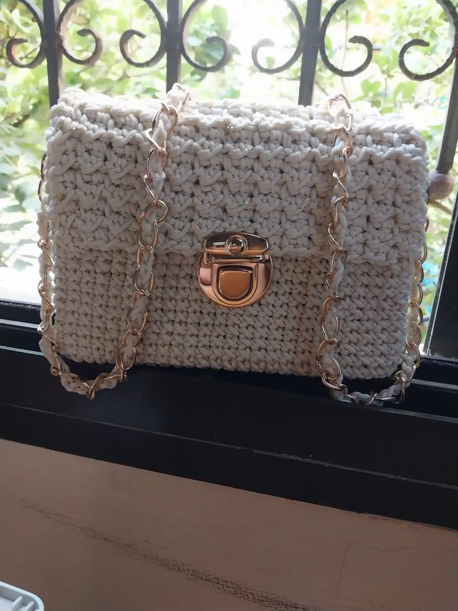 Women's Off-white Mini Cross/Shoulder Bag