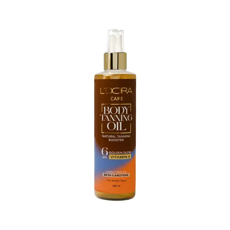 Body Tanning Oil with Beta-Carotene and Carrot Seed Oil SPF 6