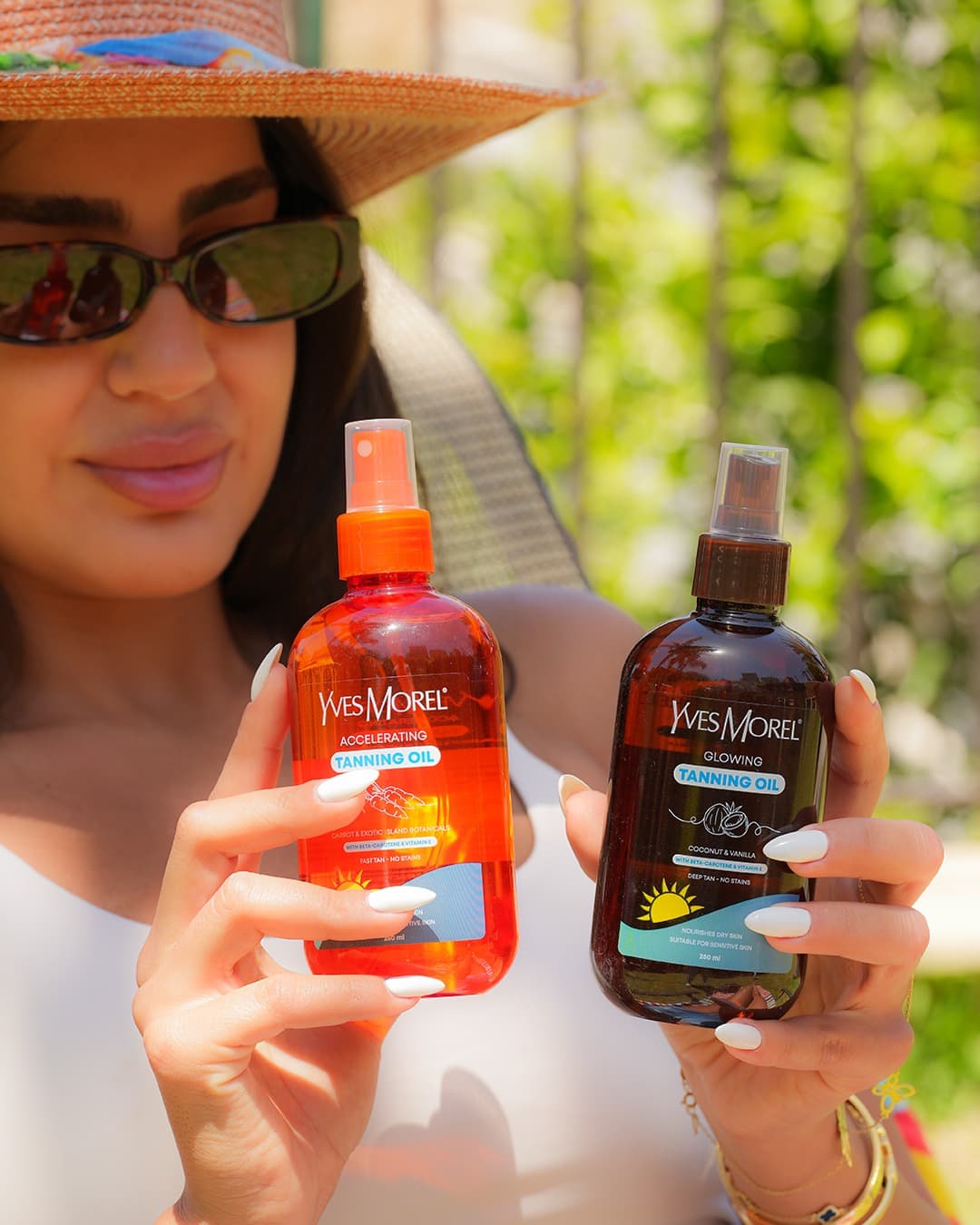 Tanning oil yves morel