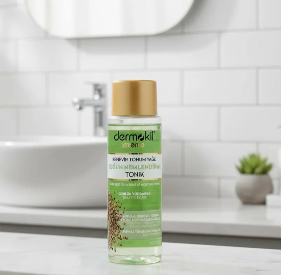 Hemp Seed Oil Intensive Moisture Toner - Deep Hydration & Daily Face Care by Dermokil Xtreme