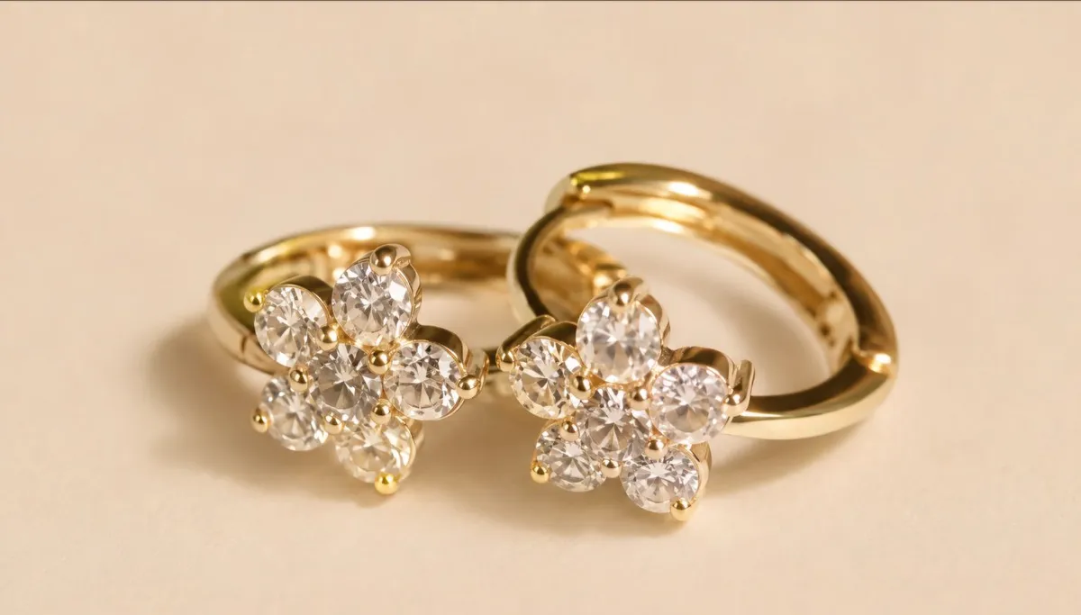 Flower earings