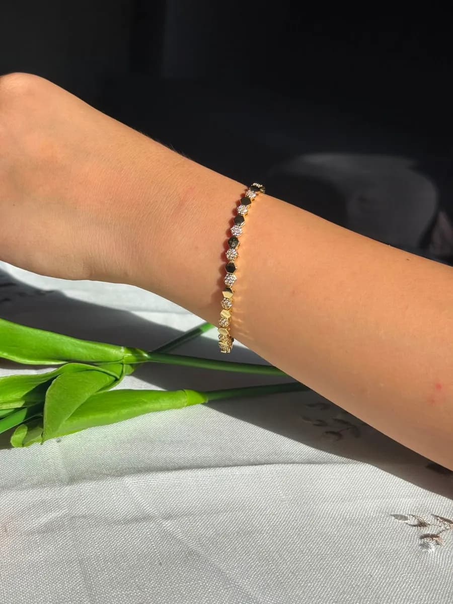 Honeycomb bracelet