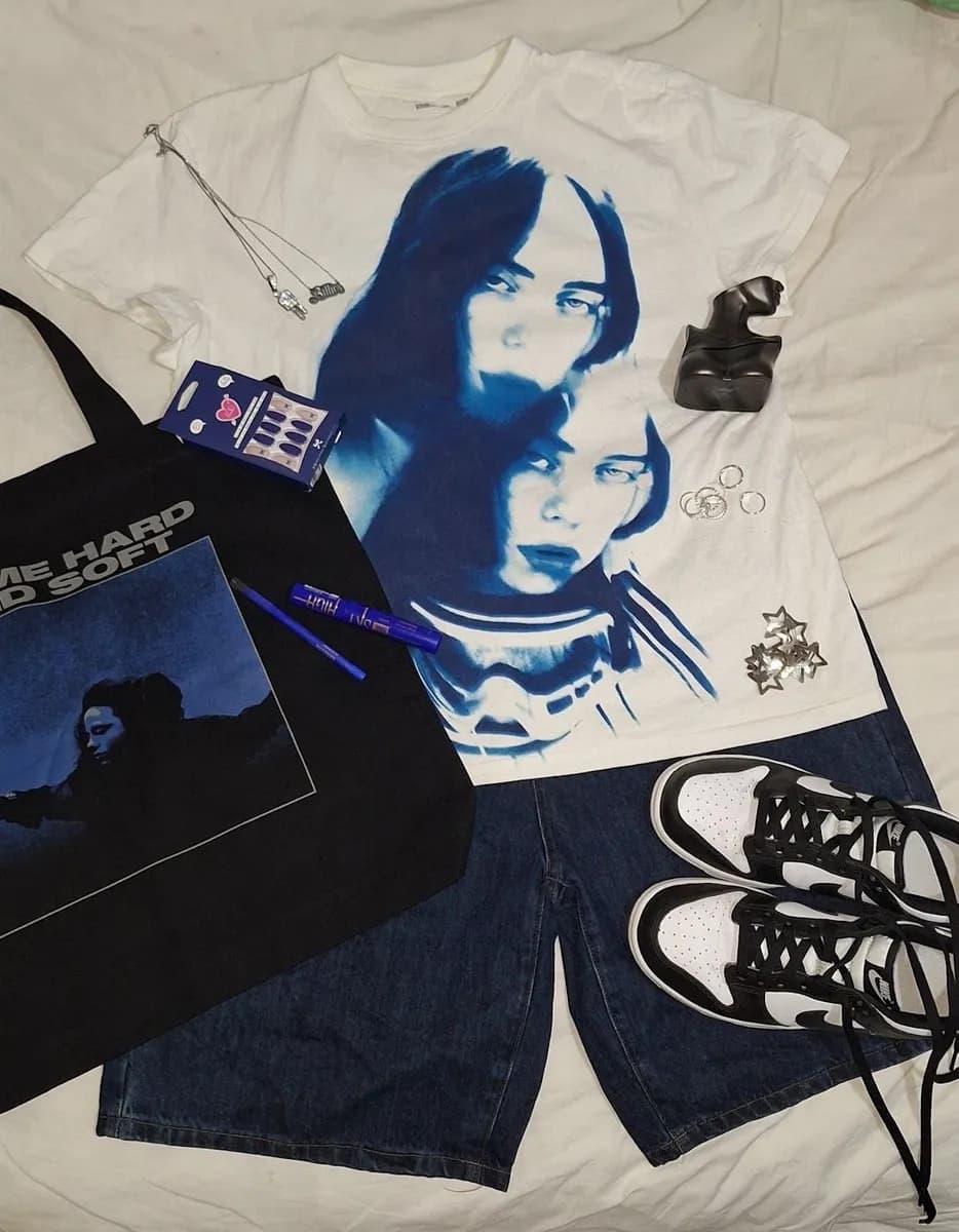 Billie Eilish Set (Shirt + Tote Bag)