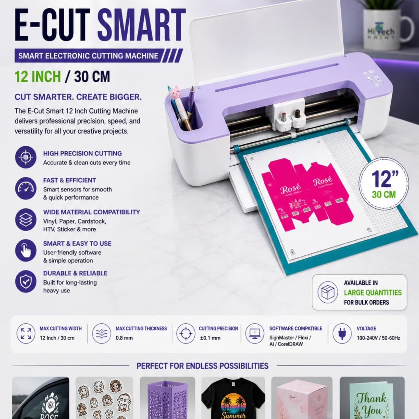 ECUT SMART WORKING SPACE 30CM WITH FULL SET