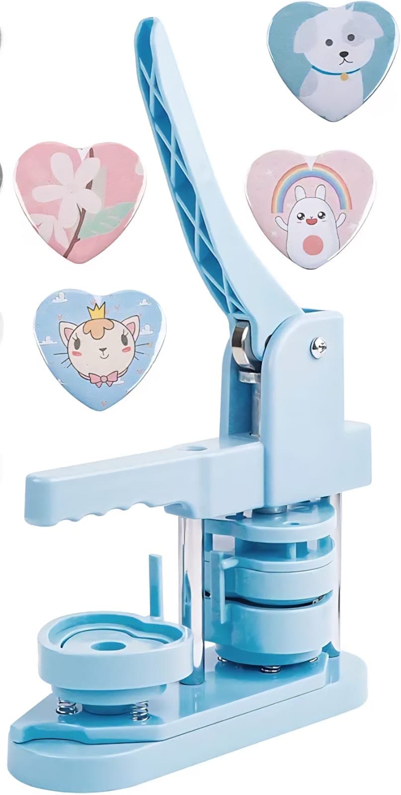 Badge machine heart shape