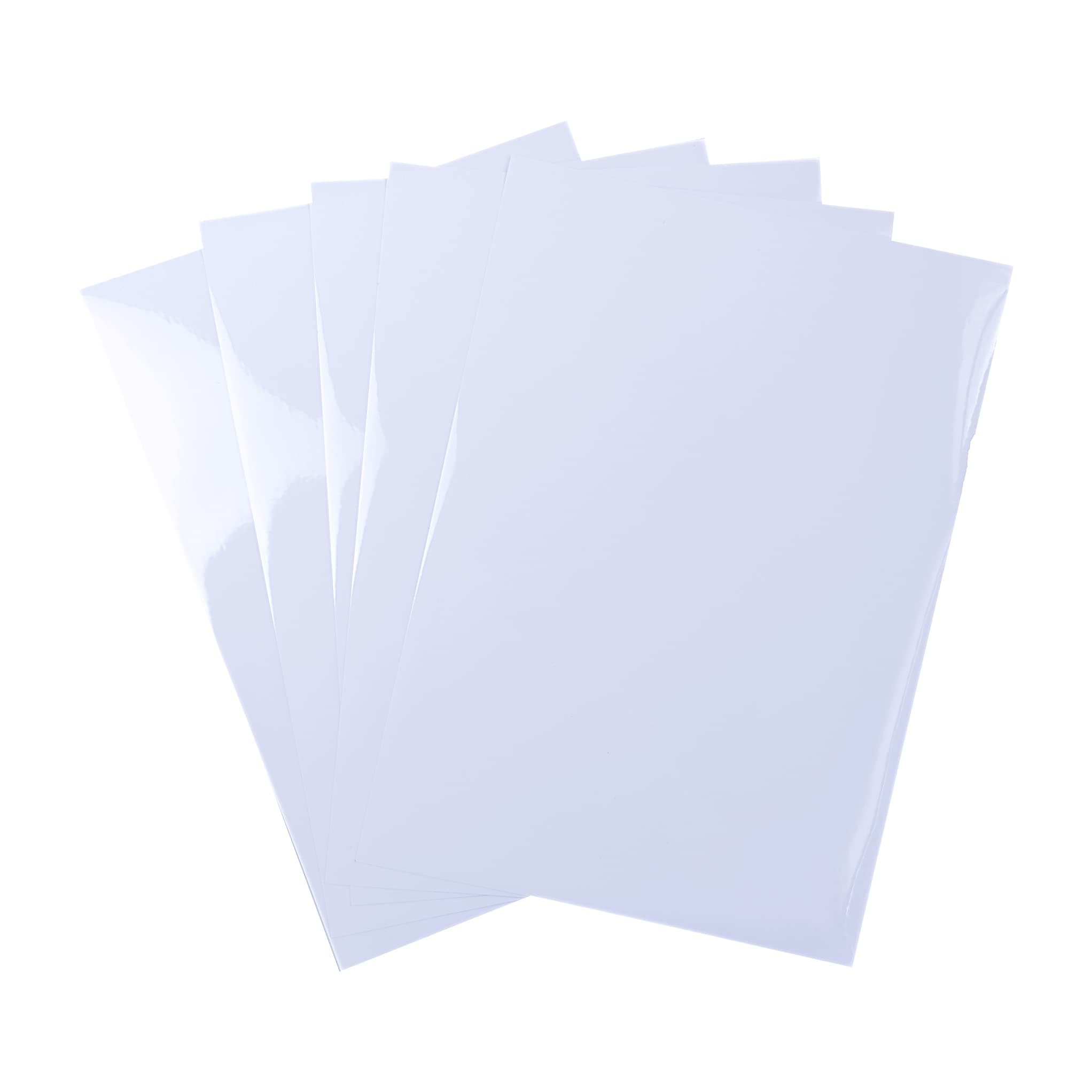 white ppe venyl stikers water proof 20 pcs each pckt.