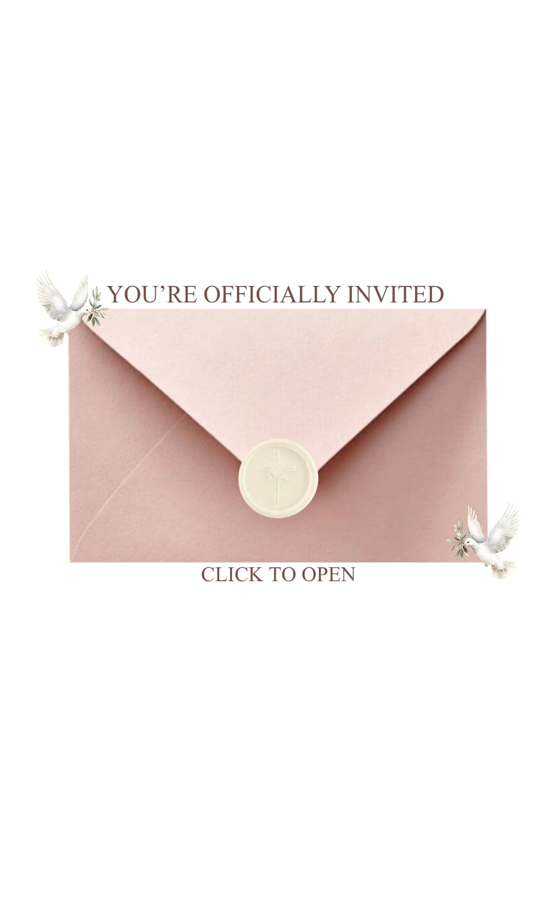 Grace In Bloom Holy Communion Invite