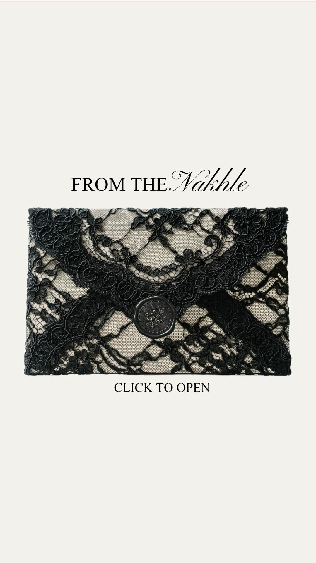 The Noir Veil Wedding Invite