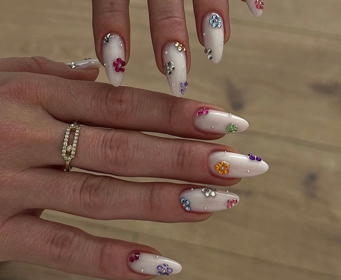Rainbow Sparkle Press-On Nails